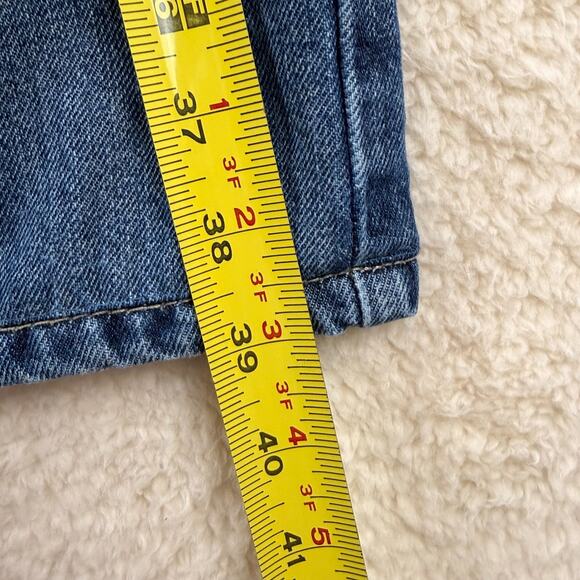 Ariat Legacy M4 Relaxed Boot Cut Blue Jeans Mens 44 x 30 Whiskering Classic Logo - Picture 5 of 14